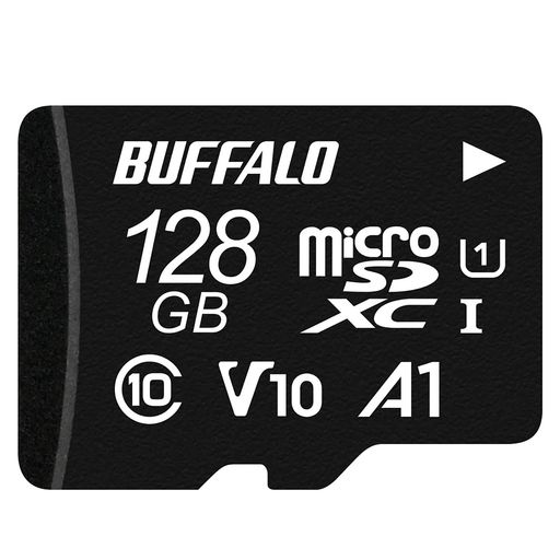 バッファロー MICROSD 128GB 100MB/S UHS-1 U1 MICROSDXC【 NINTENDO SWITCH 対応 】V10 A1 IPX7 FULL HD RMSD-128U11HA/N