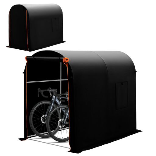 ANOVARA(アノヴァラ) サイクルハウス バイクガレージ サイクルポート 1台用〜3台用 自転車置き場 屋外 幅120CM サイクルガレージ バイク ガレージ ガレージテント 自転車 テント 屋根 車庫 自…
