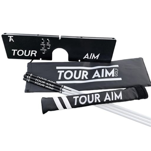TOUR AIM 2.0 ゴルフトレーニングエイド ？ 11イン1アライメントスティック&スイングプレーンゴルフ練習システム ？ 重いレンガのようなゴルフエイドに代わる軽量の代替品 ？ 最大の携帯性…