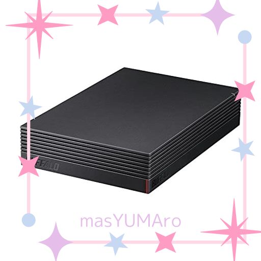 バッファロー HD-EDS2U3-BE パソコン&amp;テレビ録画用 外付けHDD 2TB