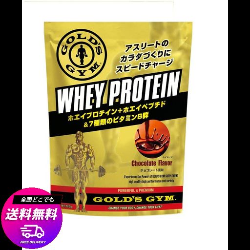 ゴールドジム GOLD’S GYM ホエイ プロテイン チョコレート 風味 720G