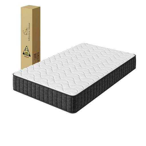 VESGANTTI マットレス セミダブル 高密度 ポケットコイル ベッドマットレス 極厚25CM やや硬め コイル数 660個 並行配列セミダブルベッドマット 底付き感無し 体圧分散 スプリングマットレス …