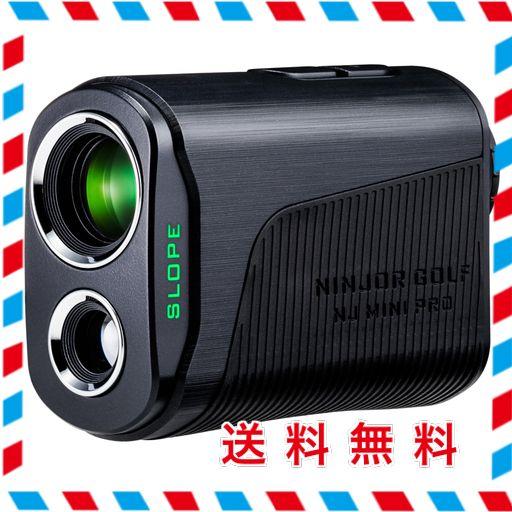 NINJOR GOLF ゴルフ レーザー 距離計 NJ MINI シリーズ コンパクトサイズ 122G ゴルフ距離測定器 (PRO OLED, ブラック)