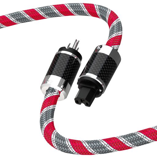 MONOSAUDIO 12AWG HIFIオーディオ電源ケーブル 純銅 3ピン 125V/15A AC