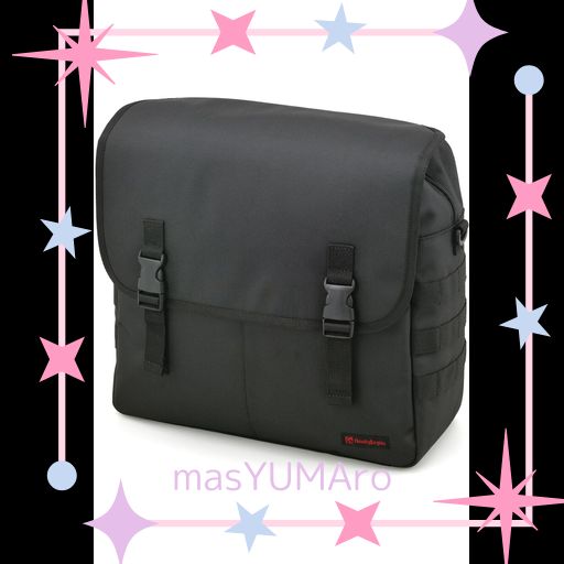 ヘンリービギンズ(HENLY BEGINS) デイトナ バイク サイドバッグ 15L サドルバッグ DHS-27 ブラック 30838