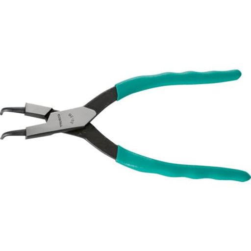 TRUSCO(トラスコ) スナップリングプライヤー 孔用 Φ3.0 曲爪50型 50-3B × 5丁 【ケース販売】