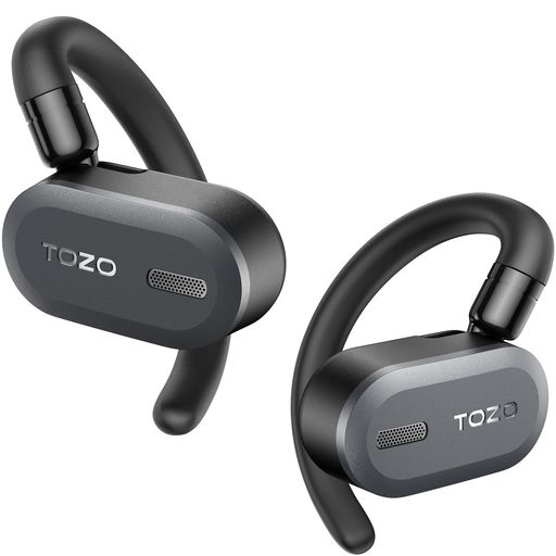 TOZO O2 ワイヤレスイヤホン 2025 極上の音体験 耳掛け式 BLUETOOTH 5.3 開放型イヤホン 究極のフィット感 耳を塞がない 快適な装着感 小型軽量 簡単操作アプリ 約42時間長時間再生 マイク内蔵
