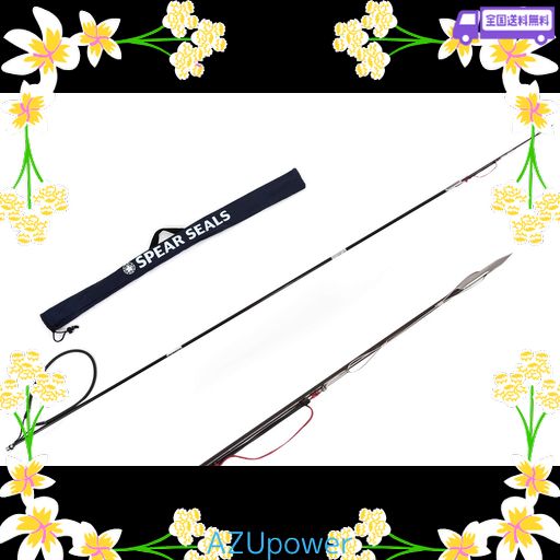SPEAR SEALS チョッキもり 4点セット (3ピース / 日本ブランド / 270CM) 軽量で射速 高いホールド力で獲物を逃がさない (耐久性/耐サビ性) 魚突き魚取り モリ突き スピアフィッシング 手モリ モ…