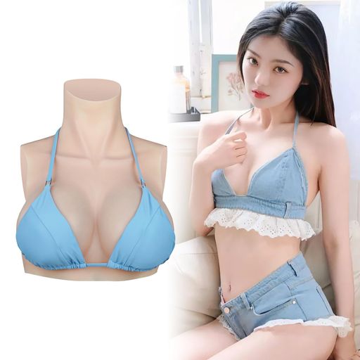 BINIMOKOO シリコンバスト 女装 人工乳房 偽乳 仮装 偽娘 ？装 男の娘