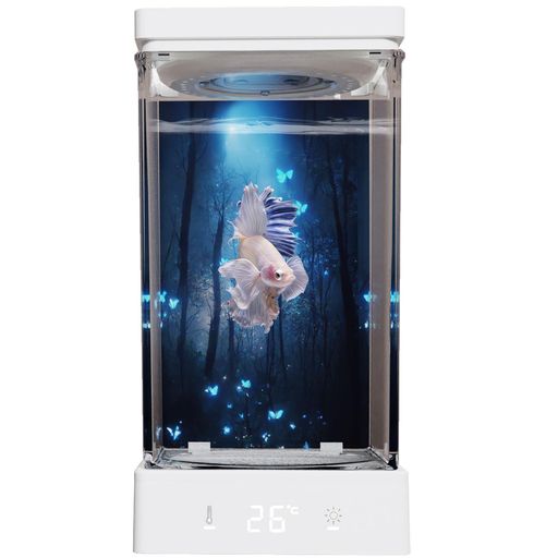 【特価商品】小型ベタ水槽 1.4Lコンパクト水槽キット 20-30°C温度設定 小型ベタ水槽 1.4Lコンパクト水槽キット 20-30°C温度設定 LEDライト