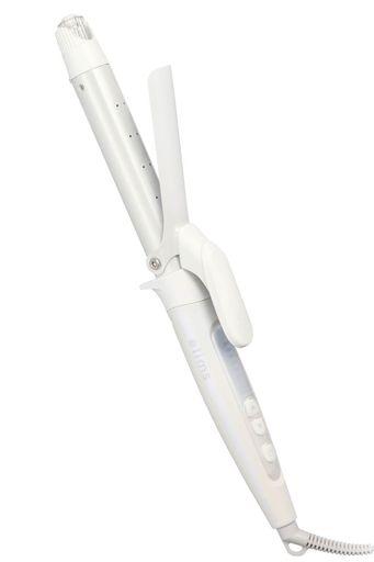 テスコム ヘアアイロン カールアイロン コテ 26MM マイナスイオン 【 モイストキープモード搭載 】 海外対応 温度調整/ロック/メモリー機能 自動OFF ラク抜きプラグ シェルホワイト TM452B-W