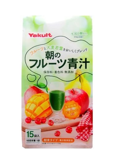 ヤクルト 朝のフルーツ青汁 7GX15袋の通販は - vicsystore 通販サイト