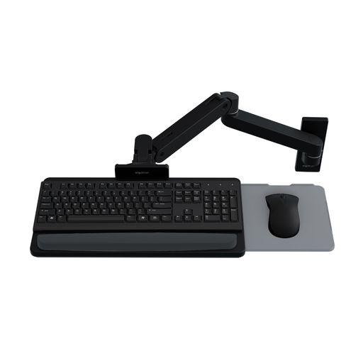 エルゴトロン LX PRO モニターアーム ウォールマウントキーボードアーム 壁取り付け 壁掛け 壁付け ブラック 黒 2.3KGまで 45-685-292