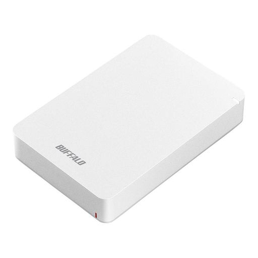 バッファロー BUFFALO USB3.1(GEN.1)対応 耐衝撃ポータブルHDD 5TB ホワイト HD-PGF5.0U3-GWHA