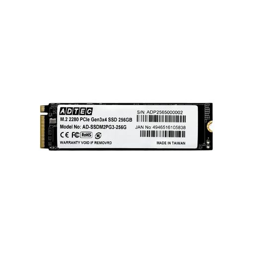アドテック M.2 256GB 3D TLC NVME PCIE GEN3X4(2280) 3年保証 AD-SSDM2PG3-256G