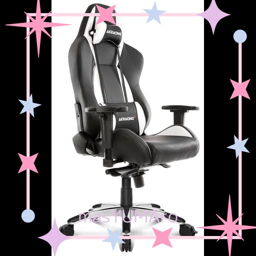 AKRACING オフィスチェア ゲーミングチェア SILVER シルバー PREMIUM 