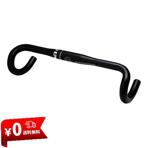 KALLOY(カロイ) アルミドロップハンドルバー 自転車 ダブルバテッド(軽量)仕様 クランプ径:Φ31.8MM リーチ:70MM ドロップ:120MM 380MM(芯-芯) ブラック ロード シクロクロス サイクリング HB-CR22