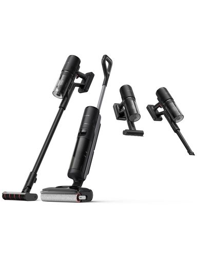 DREAME (ドリーミー)水拭き掃除機 H12 DUAL FLEXREACH 水拭き掃除機ロボット 6-IN-1 乾湿両用掃除機 23,000 PA の吸引力 髪の毛の絡まりゼロ TANGLECUTTM 弾性スクレーパー 90°C 温水洗浄 5 分間の