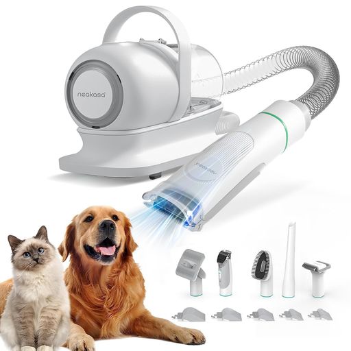 ペットグルーミング用掃除機バリカンセット 犬猫用　美品 Amazon.co.jp: おうちサロン グルーミングクリーナー 犬 猫 ペット