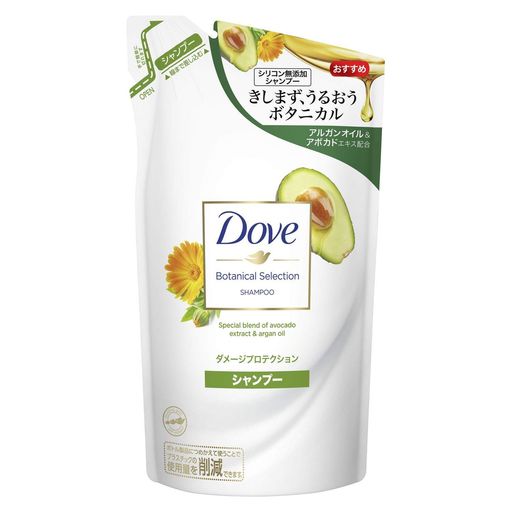 ダヴ ボタニカルセレクション ダメージプロテクション シャンプー つめかえ用 350G×4個