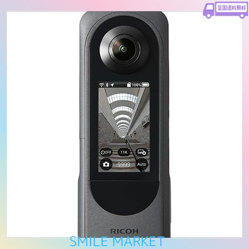 RICOH THETA X メタリックグレー 360度カメラ 【THETAシリーズの