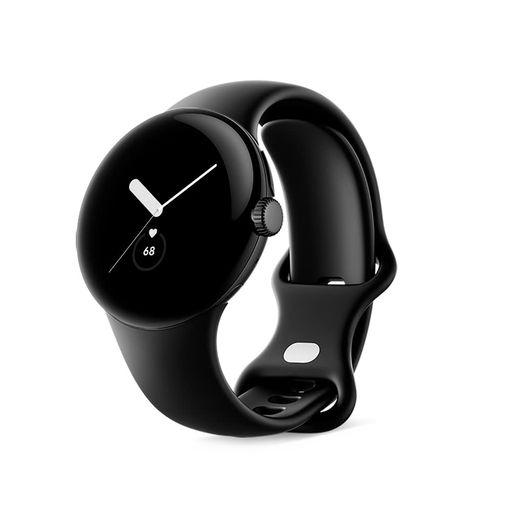 GOOGLE グーグル PIXEL WATCH 心拍計 MATTE BLACK ステンレス ケース / OBSIDIAN アクティブ バンド(WIFI)GA03119-TW 小