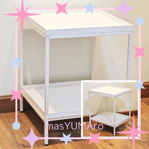 SECCHUU スチールラック 収納ワゴン 幅43 奥行43 高さ56CM プリンター台 100%金属構造 プリンターラック デスク下収納 サイド収納 個作業台 プリンタースタンド オフィス/キッチン/ホーム用キ…