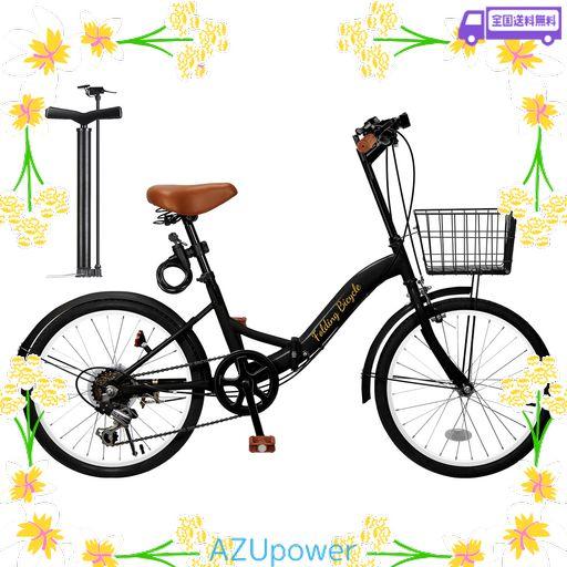 MIXIU 折りたたみ自転車 20インチ 軽量 素早く折畳可能 P-O8 シマノ6段変速 高炭素鋼フレーム ハンドル・サドル高さ調整可能 折り畳み自転車 通勤 通学 折畳み自転車 前後泥除け装備 ワイヤ…