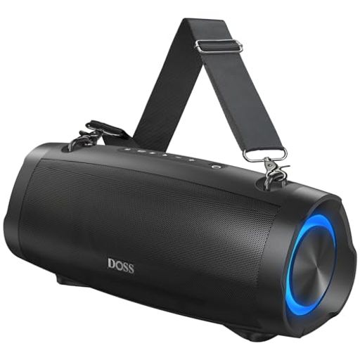DOSS EXTREME BOOM PRO D100 BLUETOOTHスピーカー 70W 大音量 ワイヤレス ポータブル ブルートゥース スピーカー IPX6防水 24時間再生 低音強化 TWS対応 パッシブラジエーター採用 USB-C充電