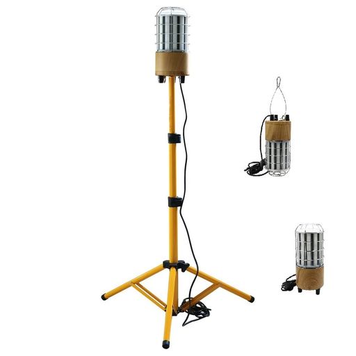 WITHPROJECT LED 100W 防水 12500LMワークライト 投光器 360度発光 三脚スタンド式 防水型 屋内・屋外兼用