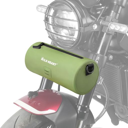 WILD HEART (ワイルドハート) オートバイ ハンドルバーバッグ オートバイ スモールバッグ サイドバッグ 防水 ショルダーストラップ付き ミニバイク 旅行 UTV/ATV対応 (オリーブグリーン), WF-135