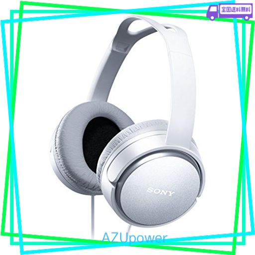 ソニー ヘッドホン MDR-XD150 : 密閉型 屋内用(テレビ・オーディオ用) ホワイト MDR-XD150 W