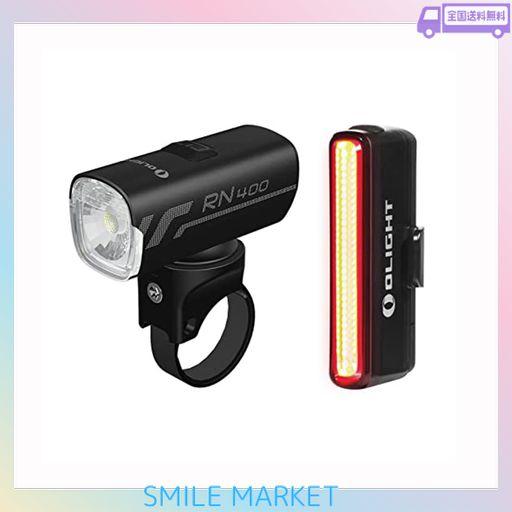 OLIGHT(オーライト) RN400+SEEMEE30 C 自転車ライトセット 400ルーメン フロント・テールライト USB-C充電式 IPX7防水 環境光センサー 長時間持続 通勤 通学 サイクリング 防災 地震対策 夜間走行