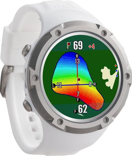 SHOT NAVI EVOLVE Α(アルファー) ホワイト 1.4インチ大画面カラー液晶 最新GPSチップ「M10」 自動飛距離計測 高低差目安距離 日本製(国内ISO9001認定工場生産)競技モード搭載 ゴルフナビ GPSゴルフ…