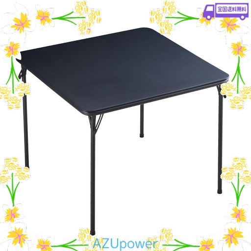 BOOSDEN 折りたたみ テーブル ダイニングテーブル アウトドア 作業台 パズル 机 パソコンデスク 食卓 麻雀卓 四人用 省スペース 室外 リビング ゲーム 組立不要 多機能 正方形 シンプル 80CM …