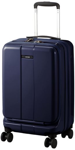 [エース] スーツケース フォールズ NO.06905 機内持込 3.3KG 41L(拡張時) エキスパンド機能 キャスターストッパー フロントポケット付 13.3INCHPC収納 55 CM ネイビー ONE SIZE