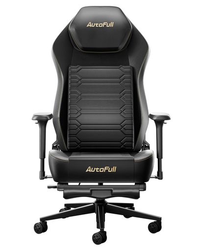 AUTOFULL(オートフル)M5 ゲーミングチェア 背もたれの進化 幅広座面 昇降式ヘッドレスト オフィスチェア 高級PUレザー 多角度調節可能なランバーサポート 4Dアームレスト 椅子 テレワーク パ…