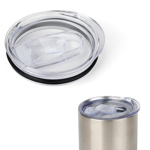 キョドド屋 タンブラー 透明蓋 真空断熱カップ ステンレス JDH-360 JDG