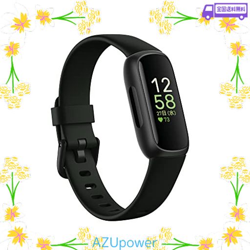 FITBIT INSPIRE 3 フィットネストラッカ— ミッドナイトゼン/ブラック