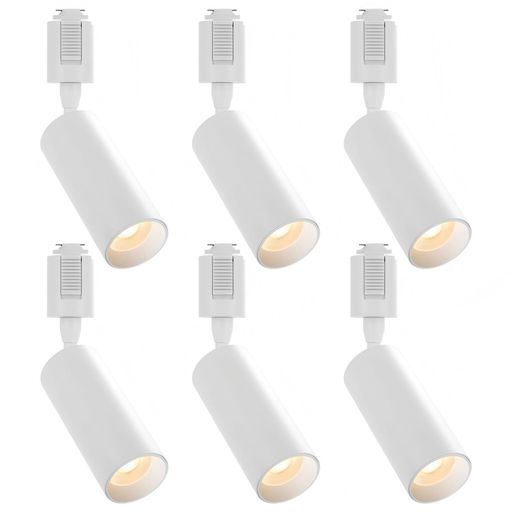 SZBRITELIGHT ライティングレール用スポットライト 一体型 LED内蔵式 LEDスポットライト 間接照明 40W形相当 消費電力4.6W 450LM 電球色 3000K ダクトレール用照明器具 レールライト COB 高演色RA92+