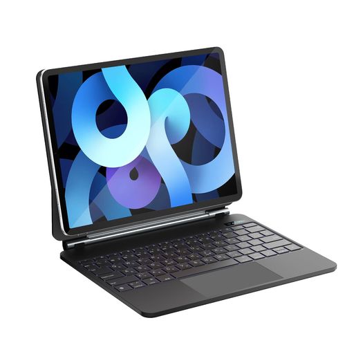 マジックキーボード SUKEBON IPAD AIR 13インチ(2026 M4/2025 M3/2024 M2) IPADPRO 12.9インチ第3/4/5/6世代 IPAD用キーボード付きケース 【日本技適認証取得】 磁気設計 トラックパッド付き