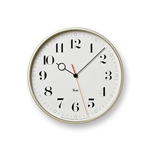 レムノス LEMNOS 掛け時計 RIKI RING CLOCK WR20-05 WH リキ リング クロック 直径25.1CM ホワイト アナログ