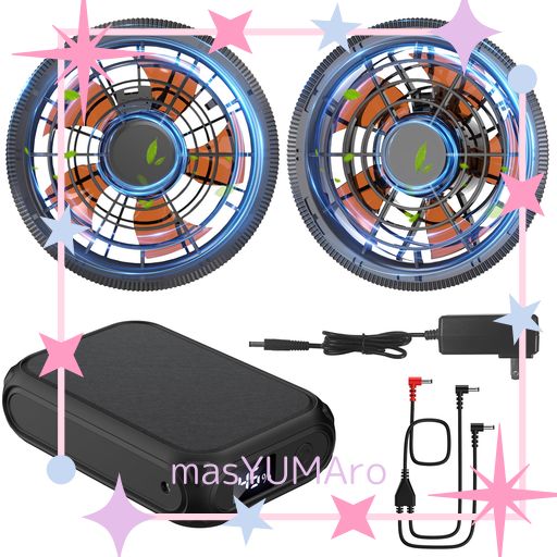 【2025新登場 史上最強 43V超高出力 30000MAH】空調作業服 ファンバッテリーセット 43V超高出力 30000MAH 大容量 日本製ブラシレスモーター 暴風 コンパクト 超軽量 LED液晶ディスプレイ搭載 4段…