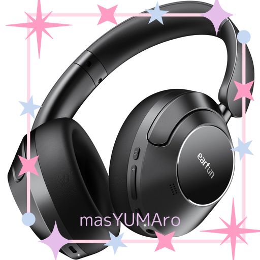 【VGP 2024 SUMMER コスパ大？】EARFUN WAVE PRO ワイヤレス ヘッドホンBLUETOOTH 5.4【2025年新アップグレード】LDAC対応アクティブノイズキャンセリングイヤホン【有線/無線 