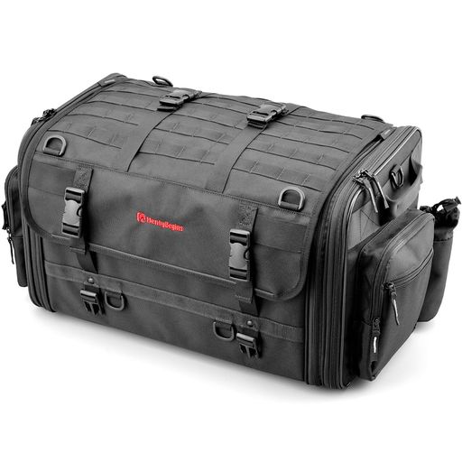 ヘンリービギンズ(HENLY BEGINS) デイトナ バイク シートバッグ BASIC LLサイズ(53-70L) 大容量 キャンプツーリング DH-724 ブラック 97980