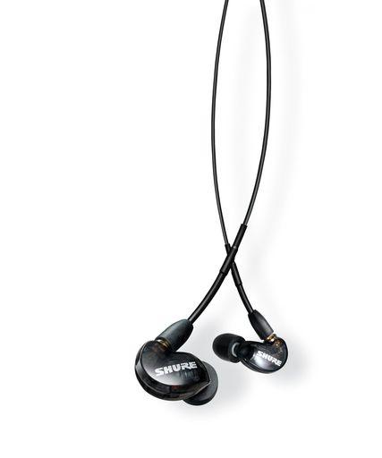 【VGP 殿堂入り金賞】SHURE シュア イヤホン 有線 SE215-K-A トランスルーセントブラック : 高遮音性 ゲーム ゲーミング カナル型 ワイヤレス変換可(別売) MMCX リケーブル プロ仕様 イヤモニ モ…