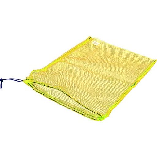 TRUSCO(トラスコ) メッシュ袋 小 1枚入 39X55CM 目合4MM 黄色 MH-S-1-Y × 100枚【ケース販売】