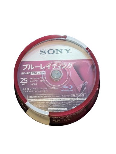 ソニー(SONY) ブルーレイディスク BD-RE 2倍速1層 Vシリーズ 25BNE1VLPP2 25枚入