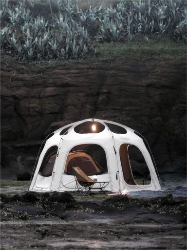 VIDALIDOヴィダリド RIDGE TENT ドームテント 大型 シェルター テント 4-8人用 シェルタードーム ドームシェルター 設営簡単 UVカット 自立式 日除け 遮光性 コンパクト収納 アウトドア テント …