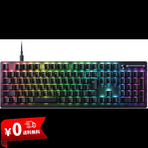 レイザー DEATHSTALKER V2 JP CLICKY OPTICAL SWITCH ゲームや仕事に最適な高速性と応答性が得られすっきりとした歯切れの良い打鍵感の有線ゲーミングキーボード 薄型オプティカルスイッチ クリッ…